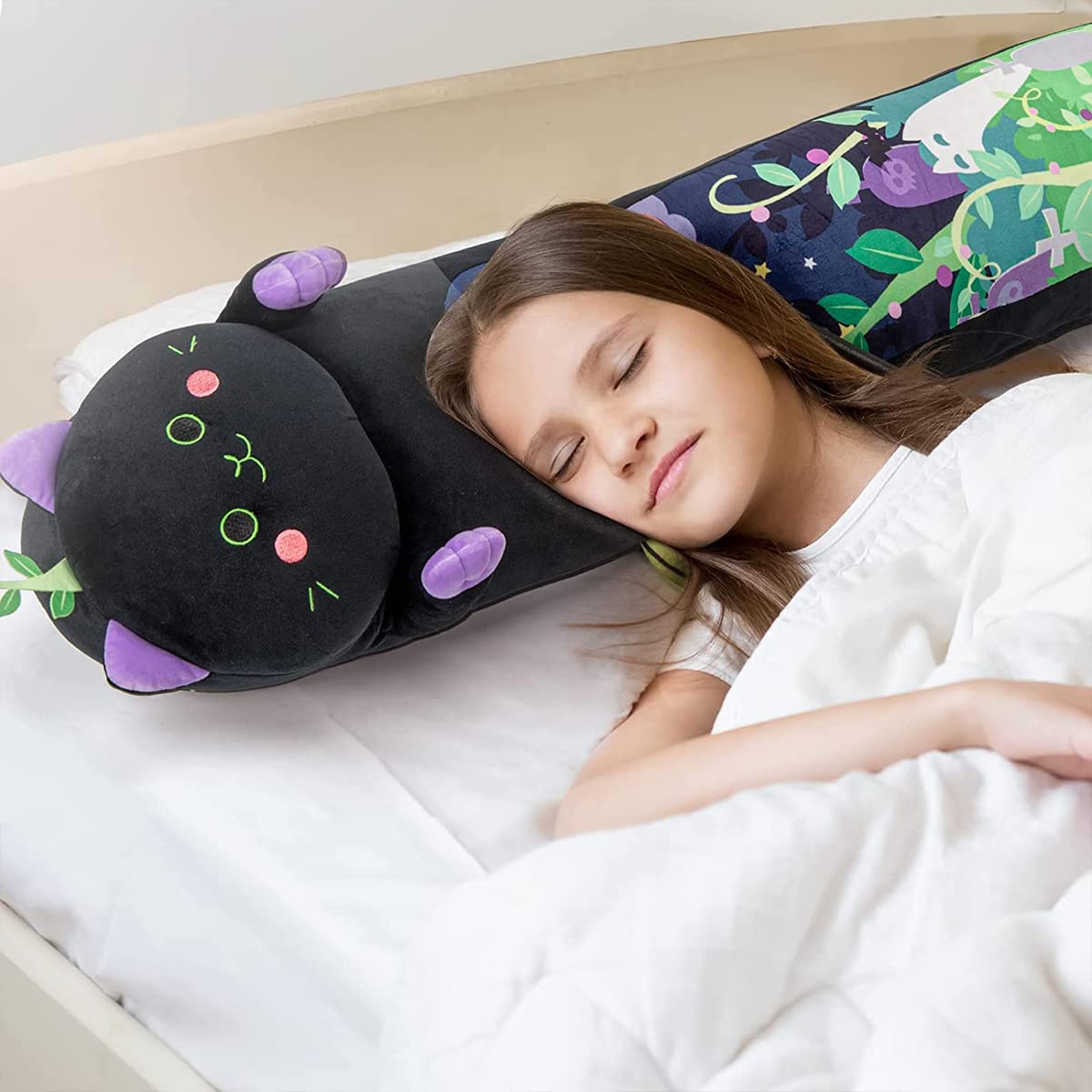 PATPAT 35'' Plush Long Pillow Plush Toy Cute Bed Plush Toy for Kids Cushion Pillow Rest Pillow Comforting Plush Toy on Sofa Bed, Cartoon Kitten Stuffed Plush Toy Pillow Birthday Gift Plush Toy PATPAT 35'' Plush Long Pillow Plush Toy Cute Bed Plush Toy for Kids Cushion Pillow Rest Pillow Comforting Plush Toy on Sofa Bed, Cartoon Kitten Stuffed Plush Toy Pillow Birthday Gift Plush Toy